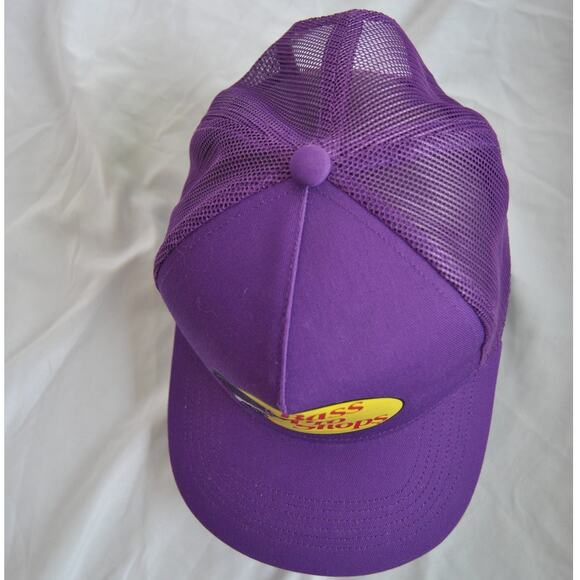 Bass Pro Shop Gone Fishing Purple Snapback Hat OSFM - Picture 7 of 12